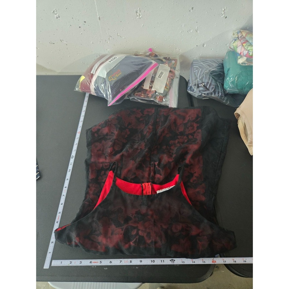 Whimsigoth‎ Vamp Witchy Mini Dress 9 Y2K Lace Dark Floral Romantic 90s Grunge - Picture 9 of 12